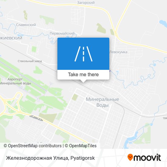 Железнодорожная Улица map