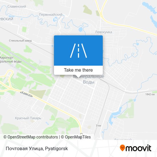 Почтовая Улица map