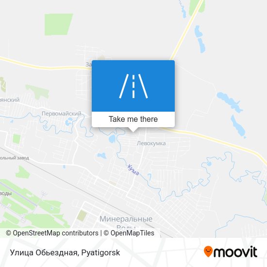Улица Обьездная map