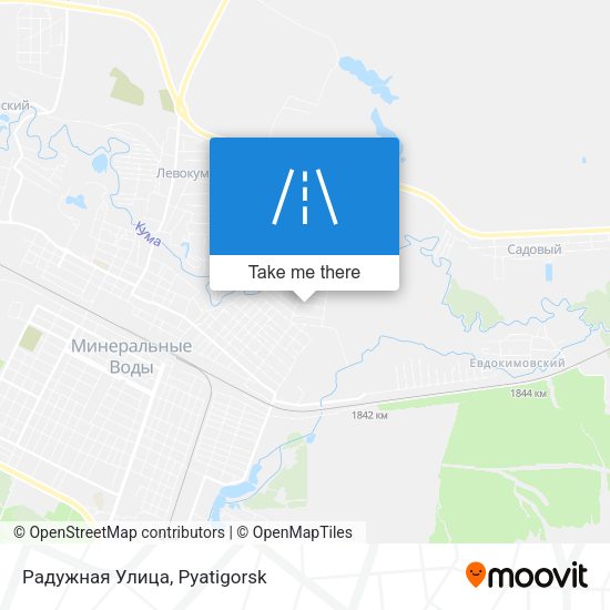 Радужная Улица map