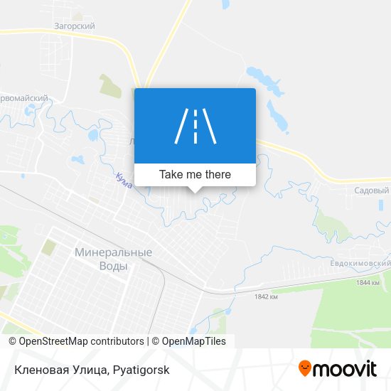 Кленовая Улица map