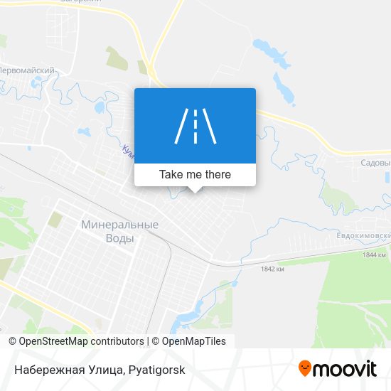 Набережная Улица map