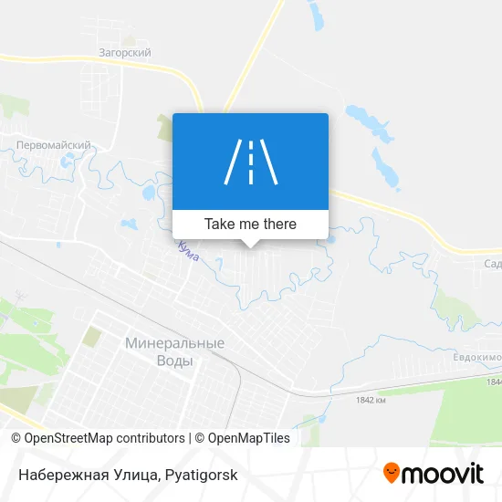Набережная Улица map