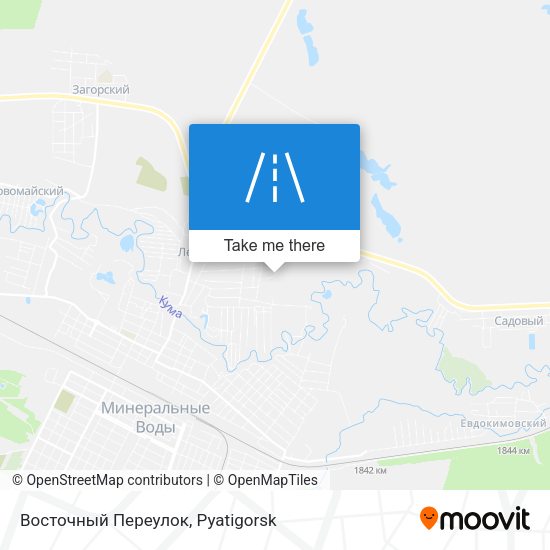Восточный Переулок map