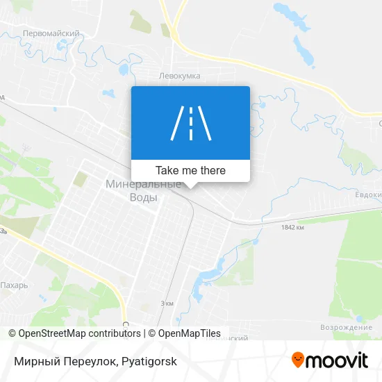 Мирный Переулок map