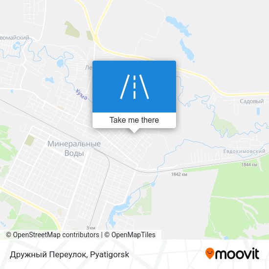 Дружный Переулок map