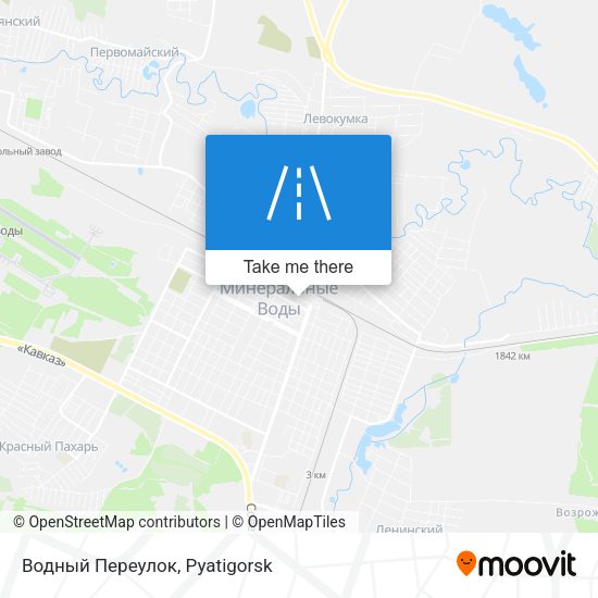 Водный Переулок map