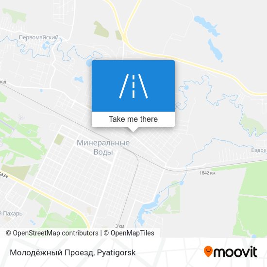 Молодёжный Проезд map