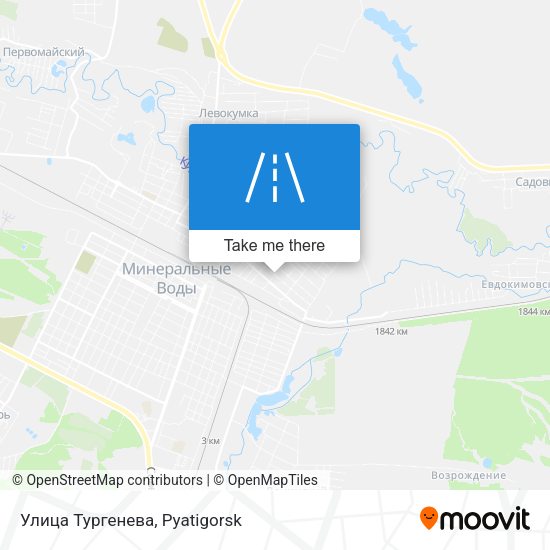 Улица Тургенева map