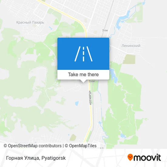 Горная Улица map