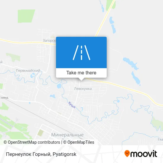 Пернеулок Горный map