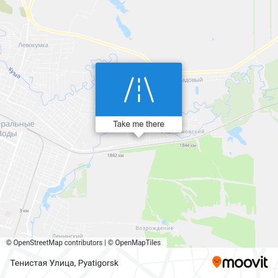 Тенистая Улица map