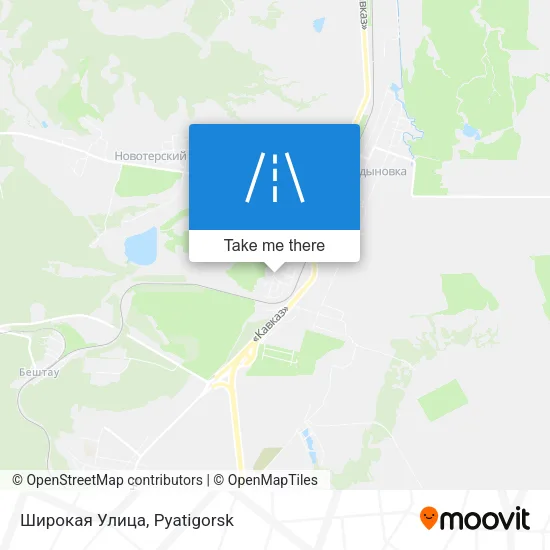 Широкая Улица map
