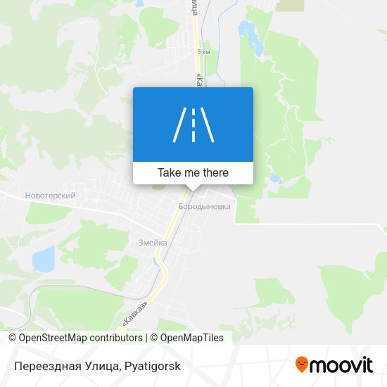 Переездная Улица map