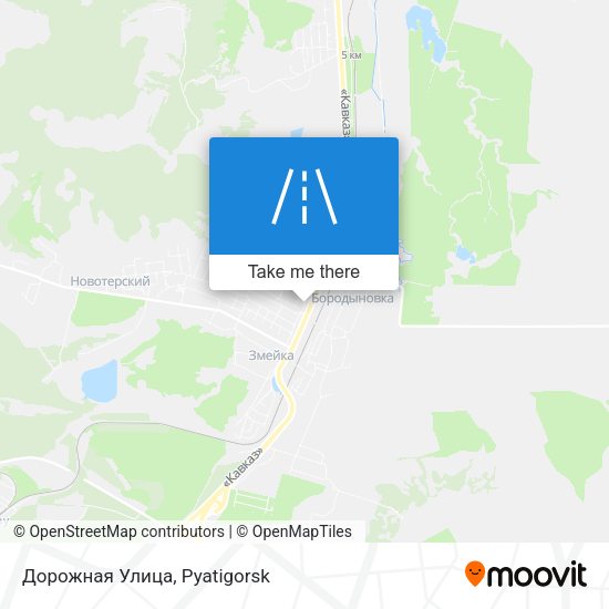 Дорожная Улица map