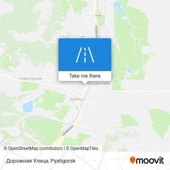 Дорожная Улица map