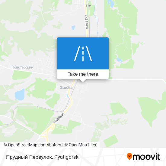 Прудный Переулок map