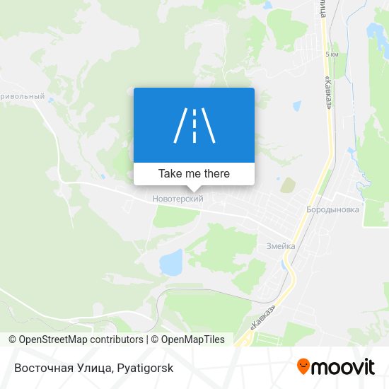 Восточная Улица map