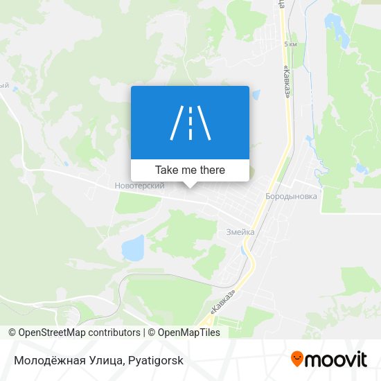Молодёжная Улица map