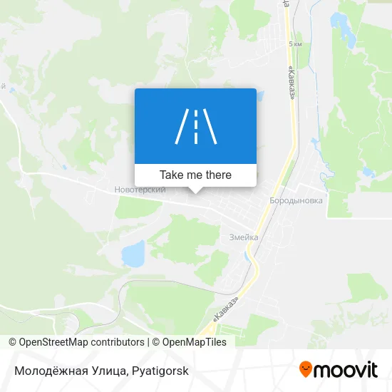 Молодёжная Улица map