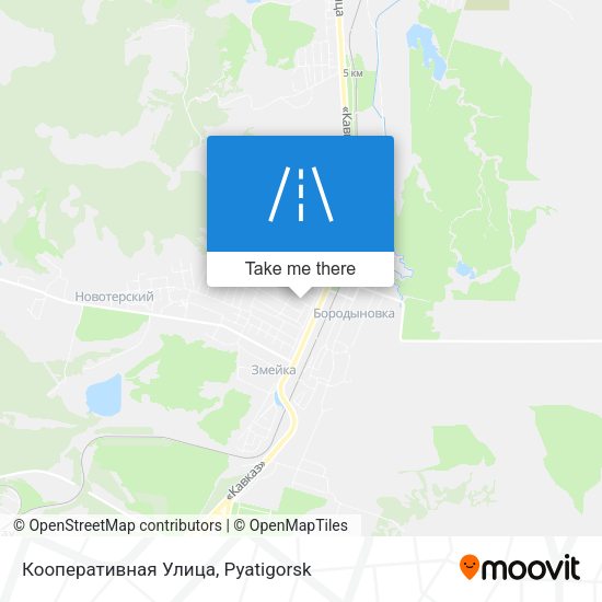 Кооперативная Улица map