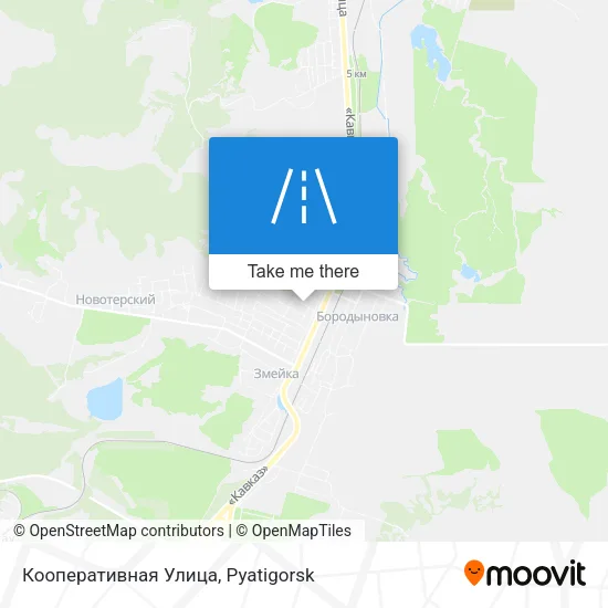 Кооперативная Улица map