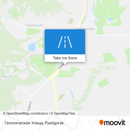 Гелогическая Улица map