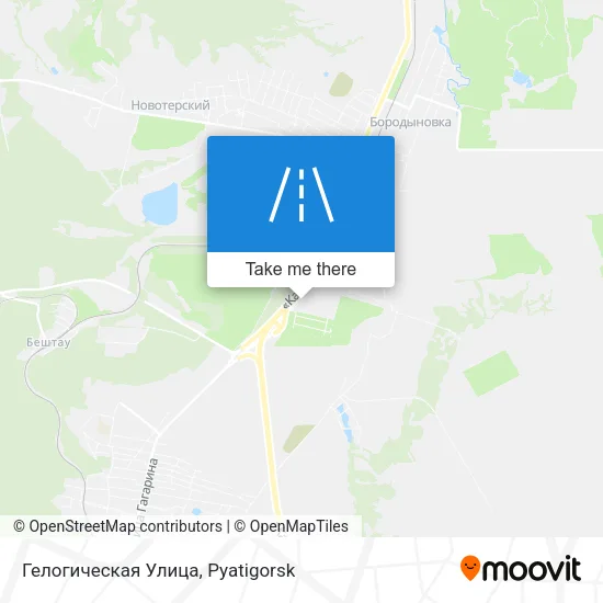Гелогическая Улица map