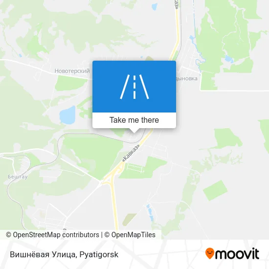 Вишнёвая Улица map
