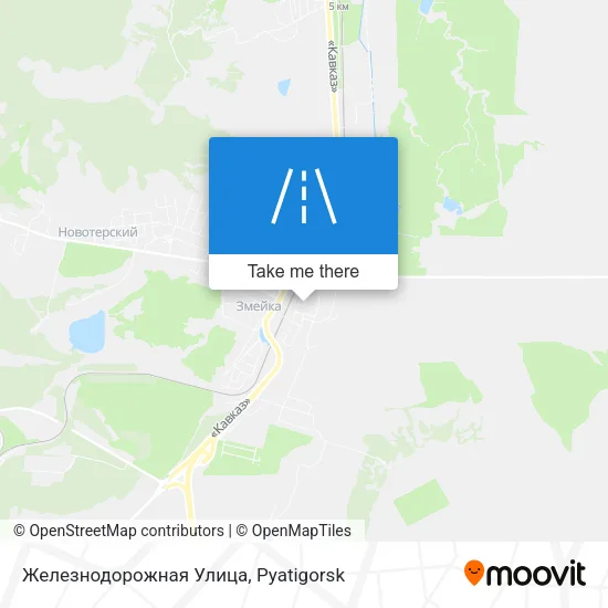 Железнодорожная Улица map