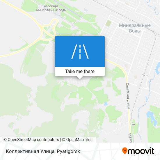 Коллективная Улица map