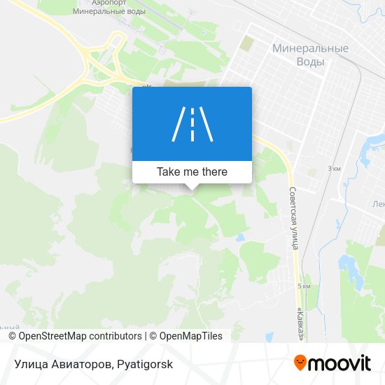 Улица Авиаторов map
