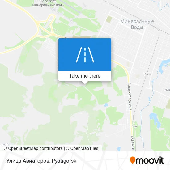 Улица Авиаторов map