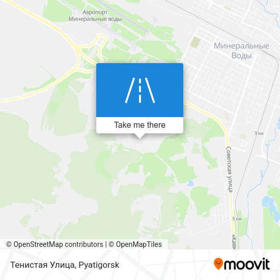 Тенистая Улица map