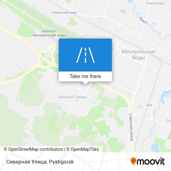 Северная Улица map