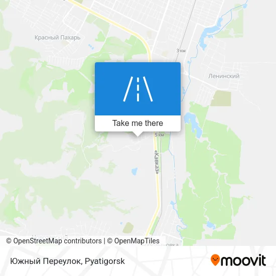 Южный Переулок map