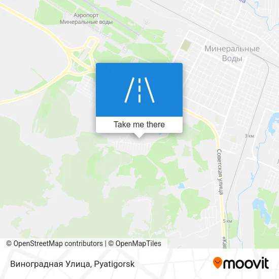 Виноградная Улица map