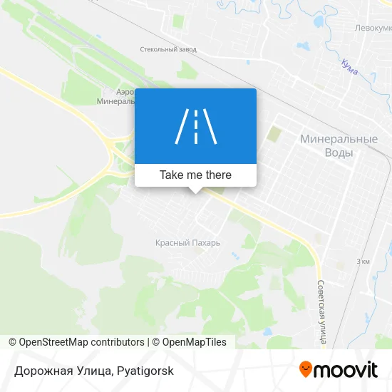 Дорожная Улица map