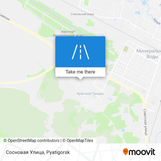 Сосновая Улица map