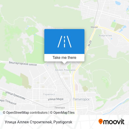 Улица Аллея Строителей map