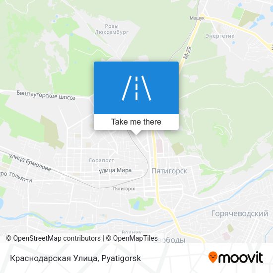 Краснодарская Улица map