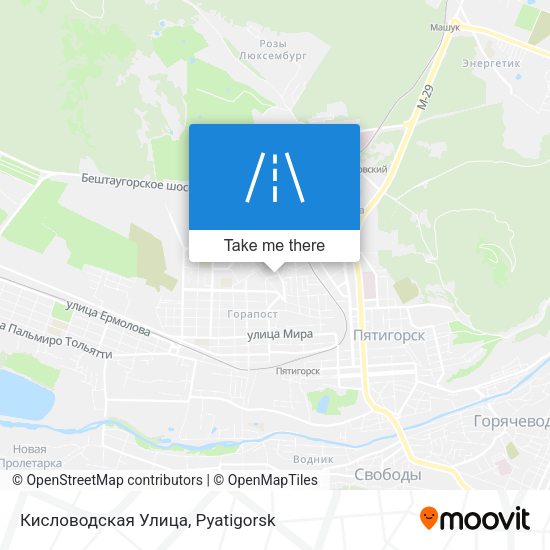 Кисловодская Улица map
