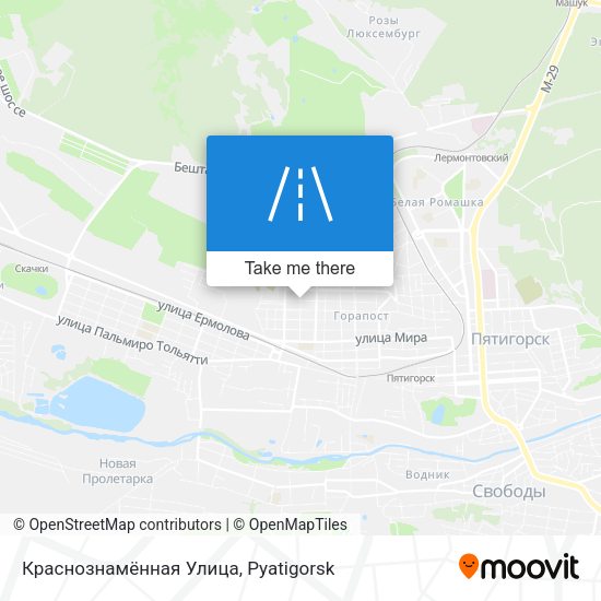Краснознамённая Улица map