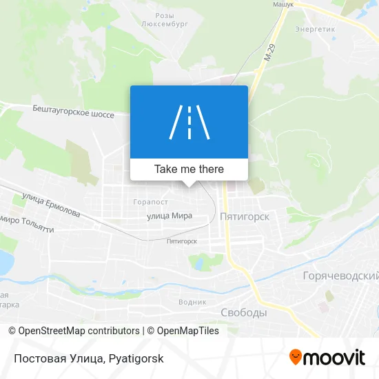 Постовая Улица map