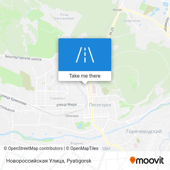 Новороссийская Улица map
