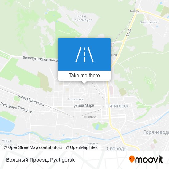 Вольный Проезд map