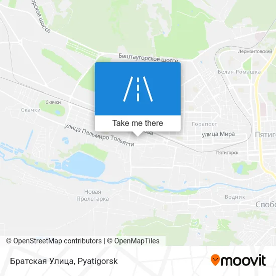 Братская Улица map