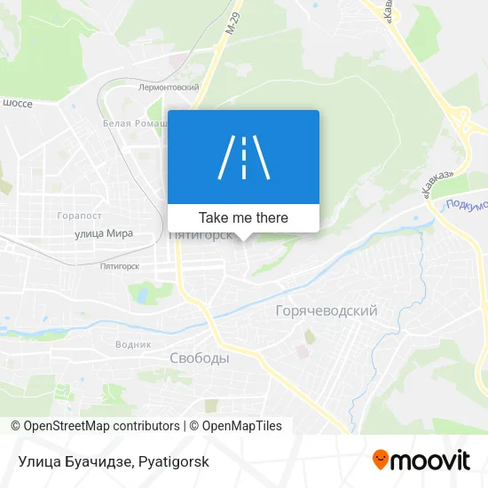 Улица Буачидзе map