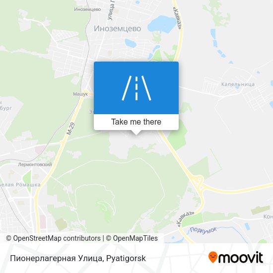 Пионерлагерная Улица map