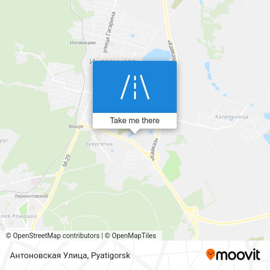 Антоновская Улица map